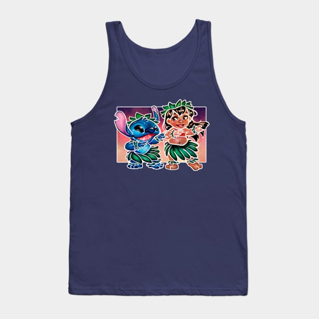 Lilo y Stitch hula Tank Top by Kumo´s Place